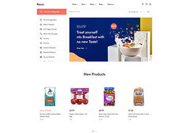 Razzi WooCommerce WordPress Theme Main Grocery